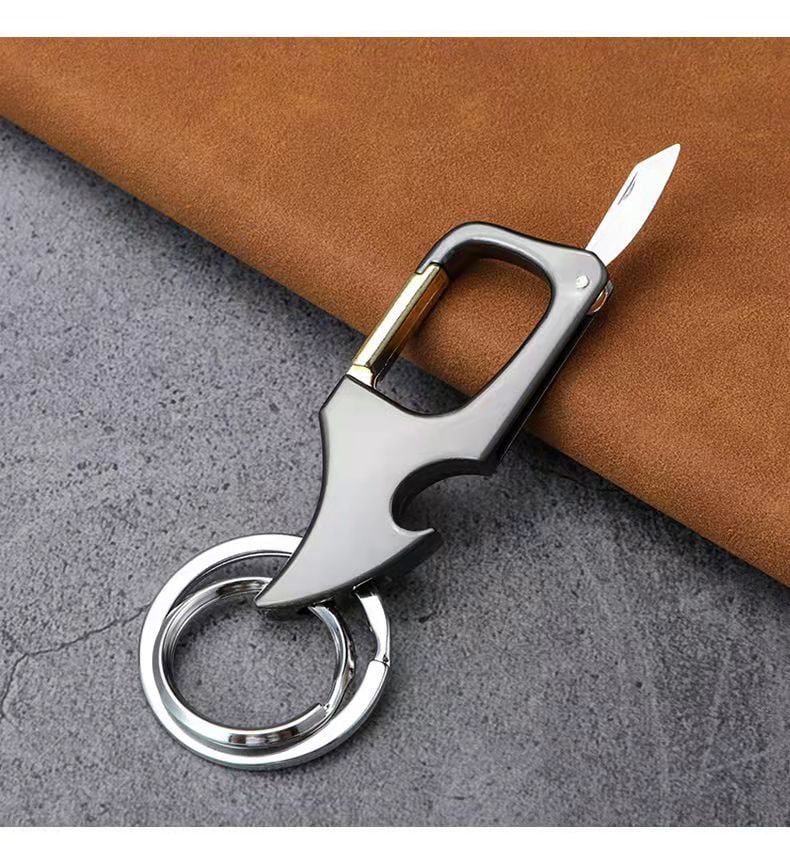 villow-🔥49% OFF🔥Multifunctional pendant bottle opener metal double ring key chain