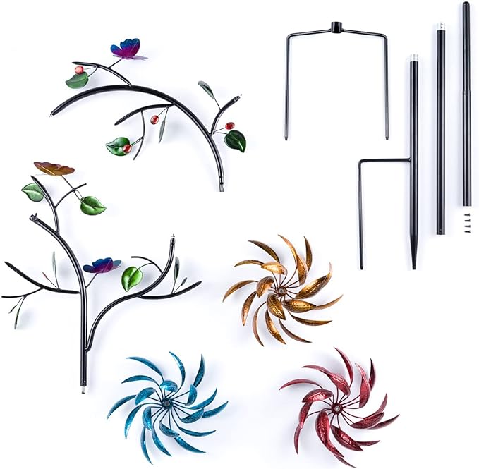 villow-🔥70% OFF -Beautiful Summer Multi Colored Flowers Wind Spinner