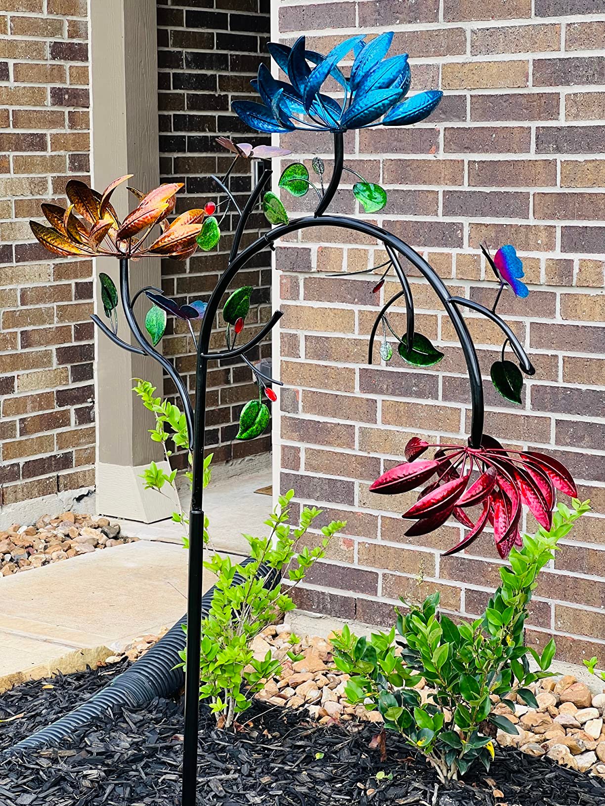 villow-🔥70% OFF -Beautiful Summer Multi Colored Flowers Wind Spinner