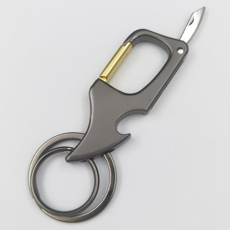 villow-🔥49% OFF🔥Multifunctional pendant bottle opener metal double ring key chain