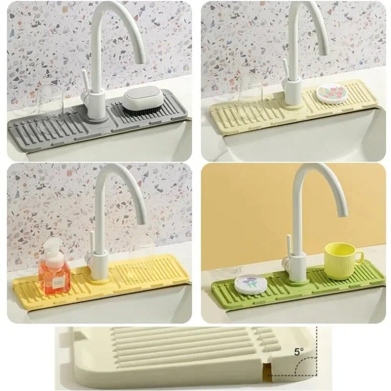 villow-🎅 Faucet Guard & Draining Mat