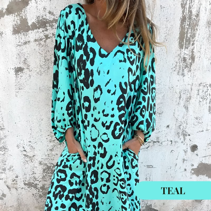 đź’–Safari Chic Leopard Dress