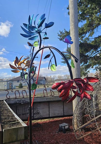 villow-🔥70% OFF -Beautiful Summer Multi Colored Flowers Wind Spinner