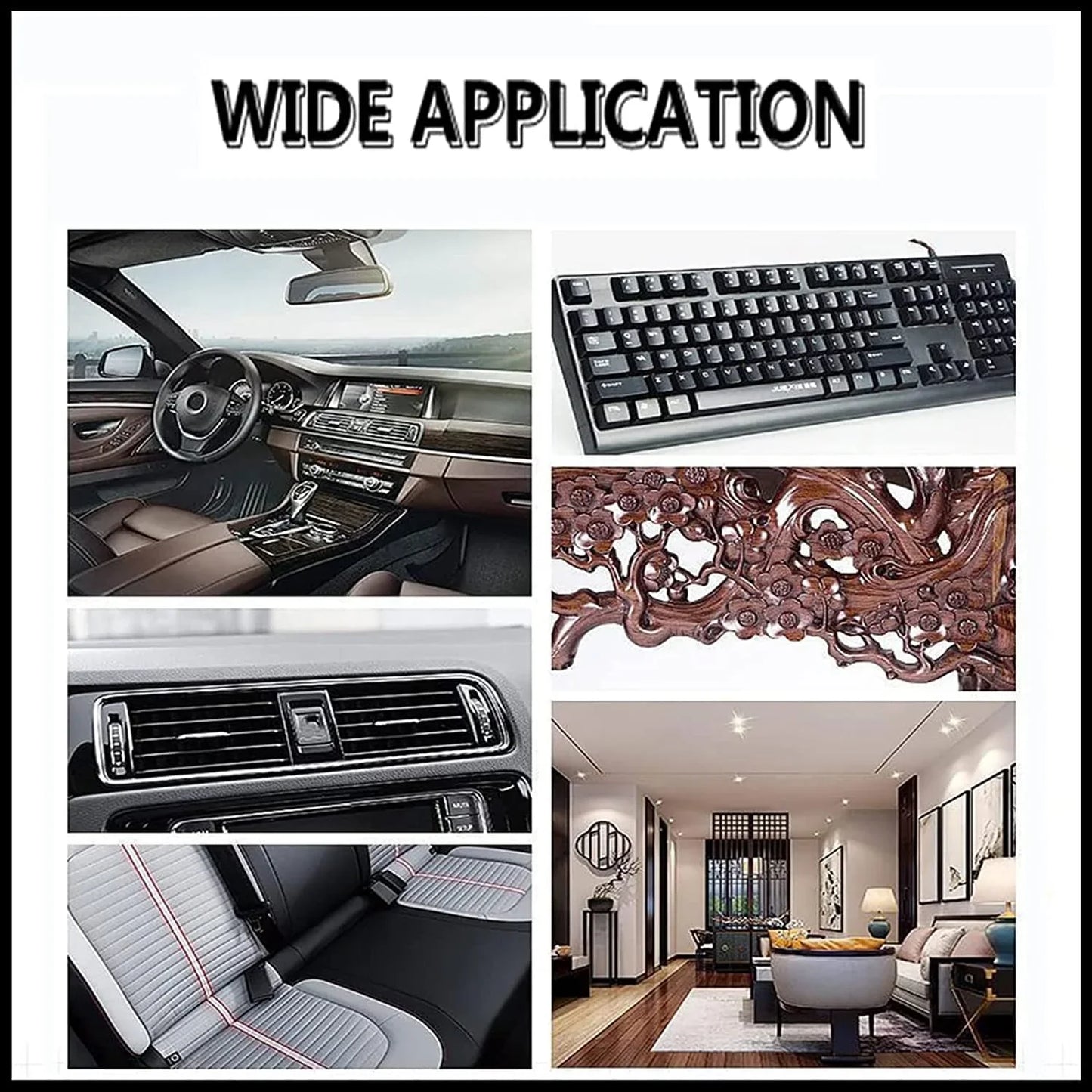 villow-🔥Hot Selling🔥Exclusive Logo Customization🚗Car Interior Cleaning Multi-Tool Brush(2PCS)