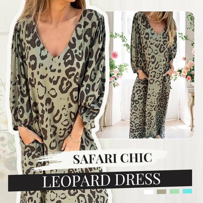 đź’–Safari Chic Leopard Dress