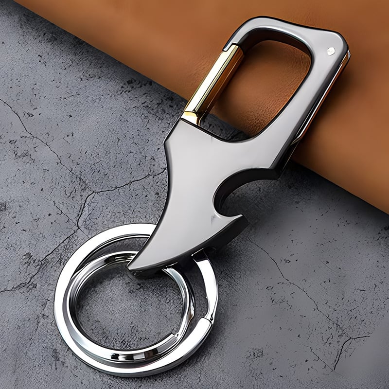 villow-🔥49% OFF🔥Multifunctional pendant bottle opener metal double ring key chain