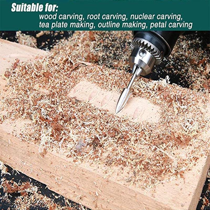 5-piece woodcarving drill bit sets