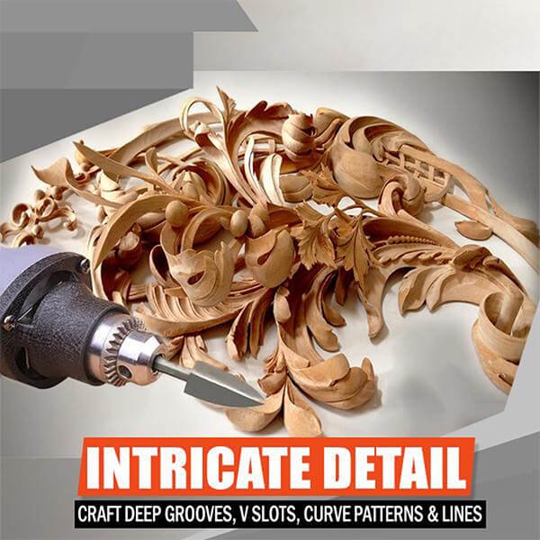 5-piece woodcarving drill bit sets