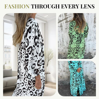 💖Safari Chic Leopard Dress