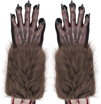 villow-Werewolf Headwear Glowing Eyes Movable Costume Mask-💖Buy 2 Free Shipping