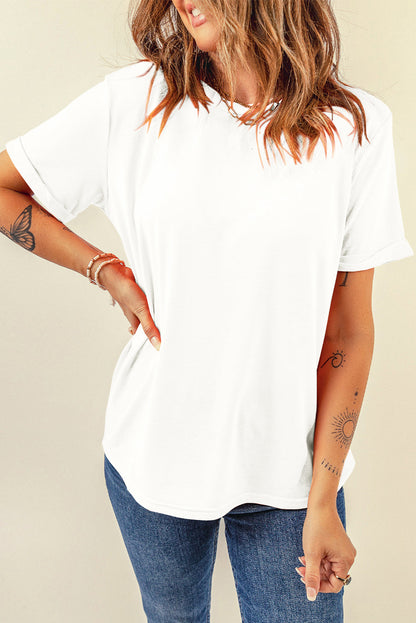 Basic White Short Sleeve Shirt