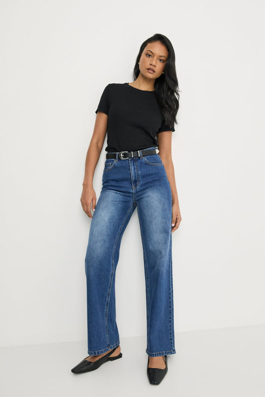 Villow Icon Wide Jean – True Blue