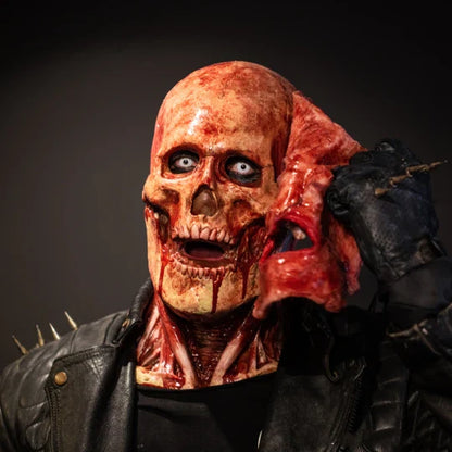 villow-☠️”Joker or Ghost Rider“ Mask--Tear-off type, With Movable Jaw