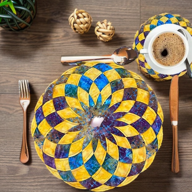 villow-Unique Woven Placemat Template - With Instructions