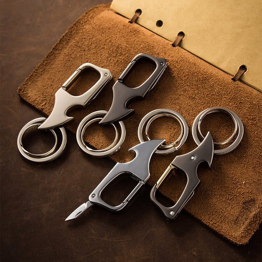 villow-🔥49% OFF🔥Multifunctional pendant bottle opener metal double ring key chain