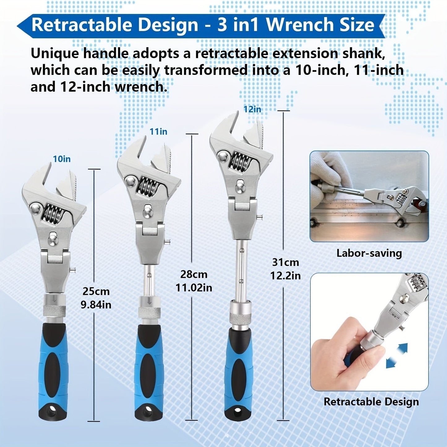 villow-🔥HOT SALE 49% OFF -Multifunctional Retractable Wrench