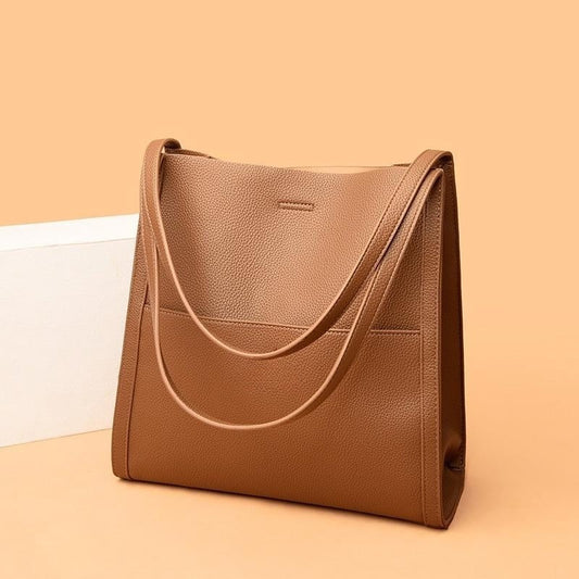 villow-⏰ Promotion 49% OFF⏰Solid color genuine leather shoulder bag