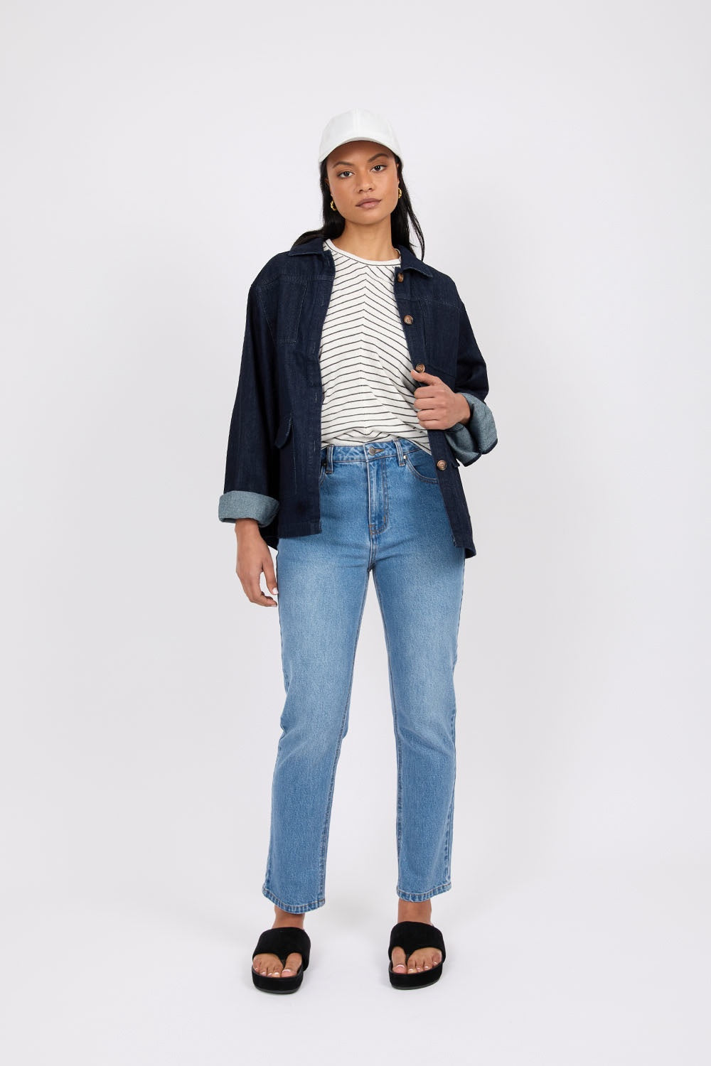 Villow Easy Straight Jean – Vintage Mid Wash