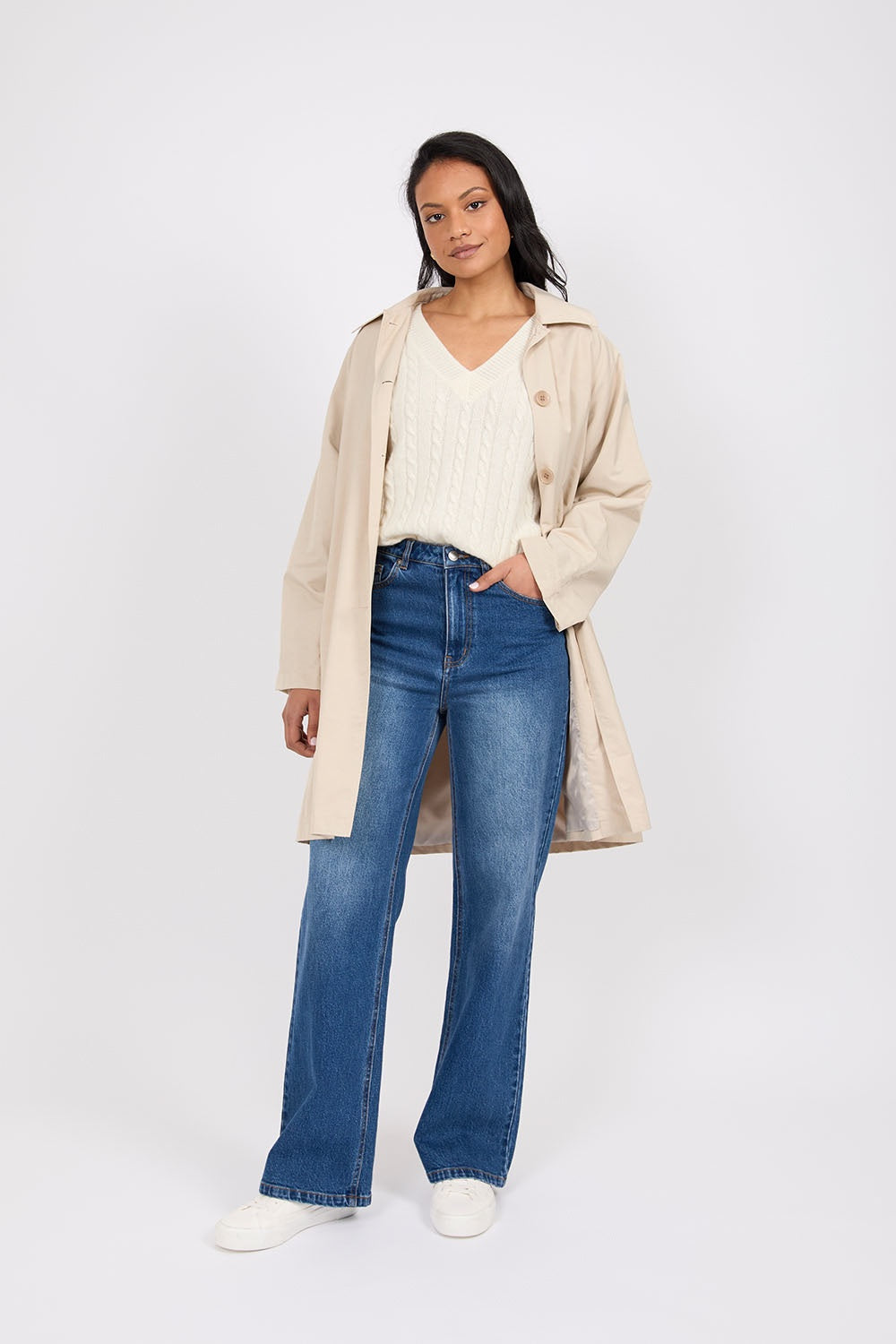 Villow Icon Wide Jean – True Blue