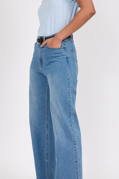 Villow Icon Wide Jean – Vintage Mid Wash