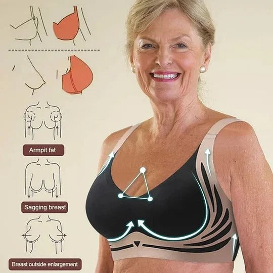 villow-Super gather bra | Wireless Push-up Bra👍No more sagging breasts