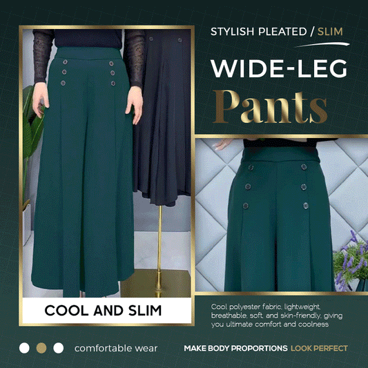 villow-🔥 49% OFF - [Comfort and Slim] Stylish Pleated Wide-leg Pants