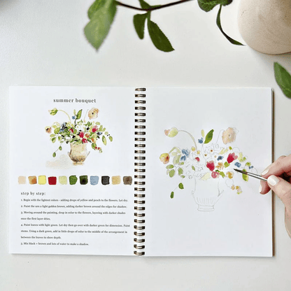 🖼️Beginner-Friendly💕 Watercolor Workbook