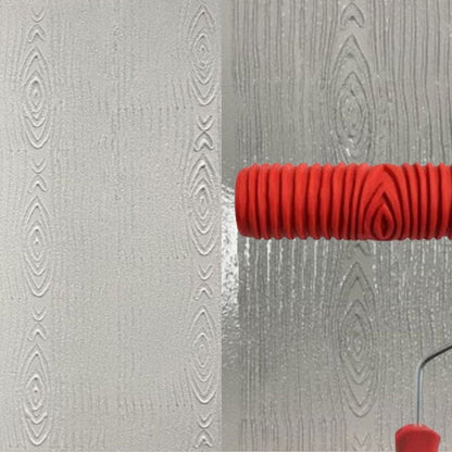 🔥New Design🔥Embossing Texture Patterned Paint Roller for Wall Decoration