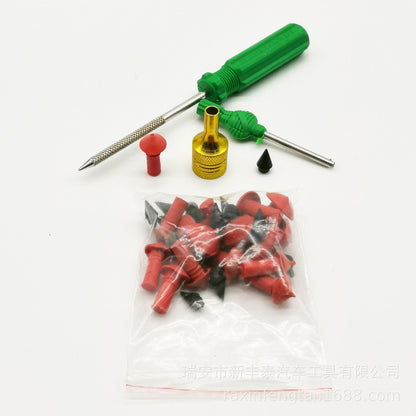 villow-Tubeless Tire Plugger Repair Kit on Car, Motorcycle, ATV, Jeep, Truck, & Tractor