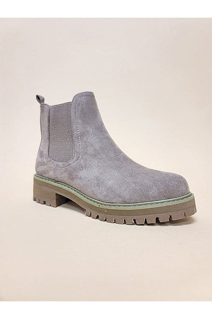 Chelsea Pull On Ankle Boots-Zip Up