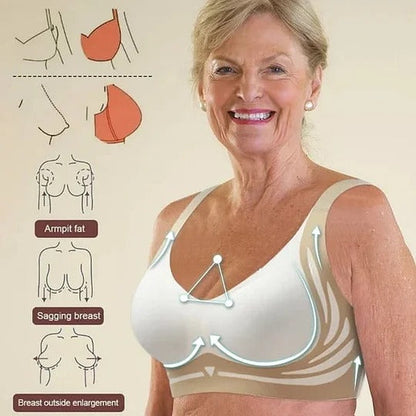 villow-Super gather bra | Wireless Push-up Bra👍No more sagging breasts