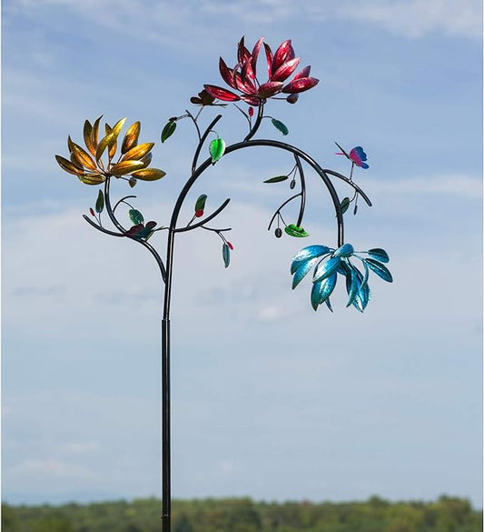 villow-🔥70% OFF -Beautiful Summer Multi Colored Flowers Wind Spinner